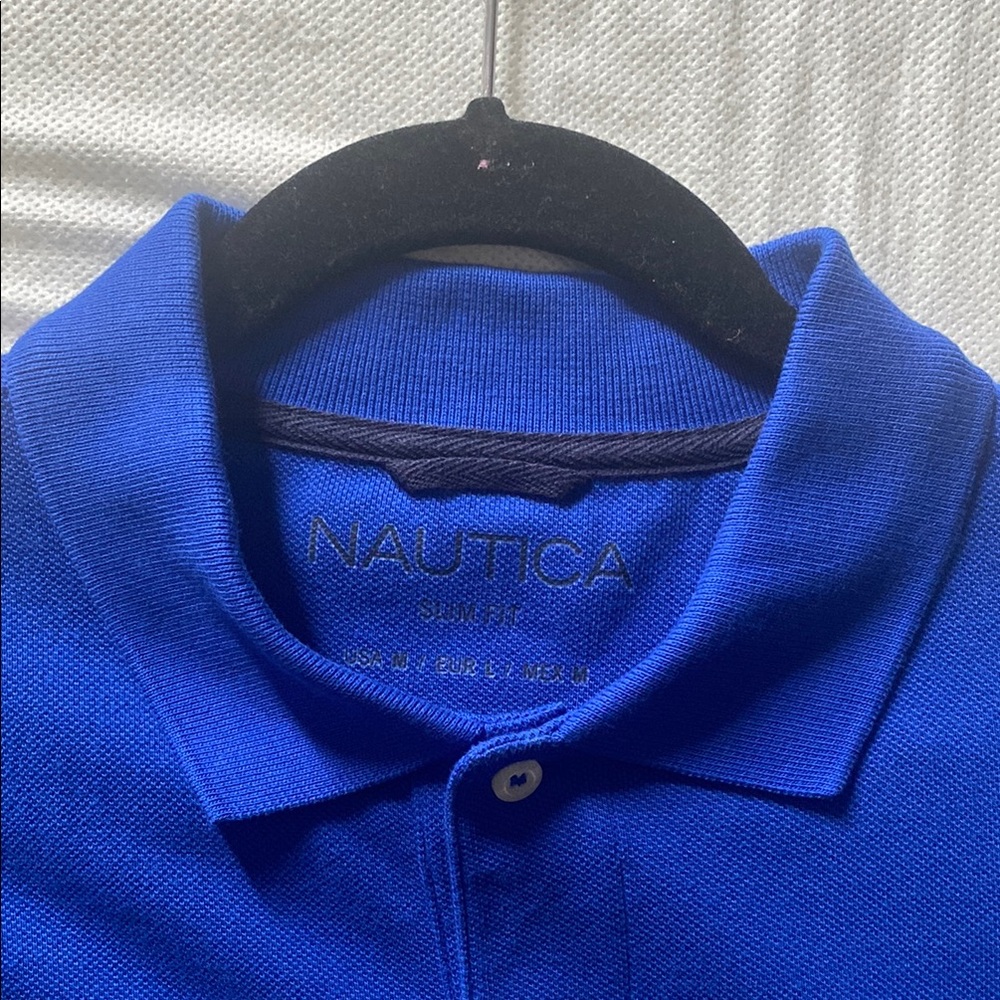 Nautica Men's Blue Polo Shirt